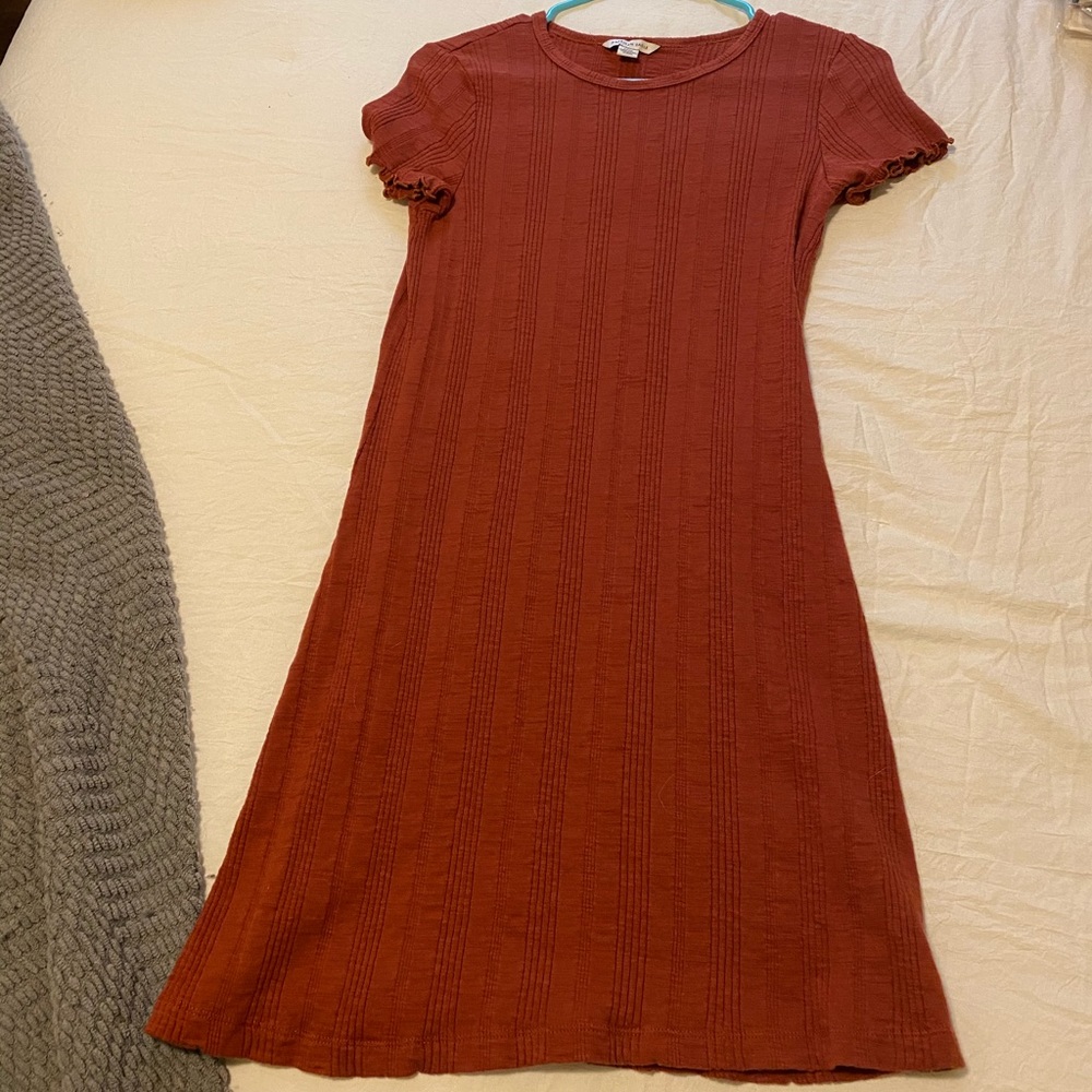 American Eagle rust colored mini dress